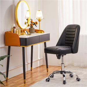 Faux Leather Mid Back Home Office Desk Chair