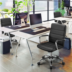 Mid-Back Office Chair with Arms