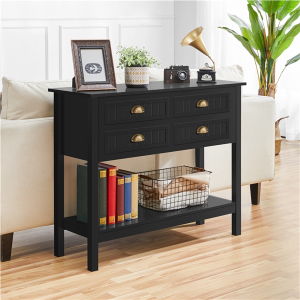 4-Drawer Console Table