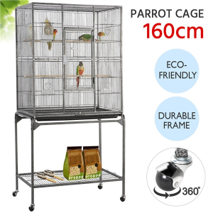 63’’H Large Parrot Cage w/ Stand