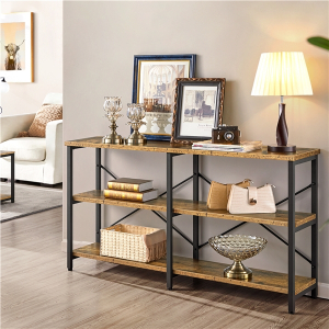 3-Tier Vintage Industrial Console Table