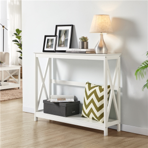 2-Tier X-Design Console Table